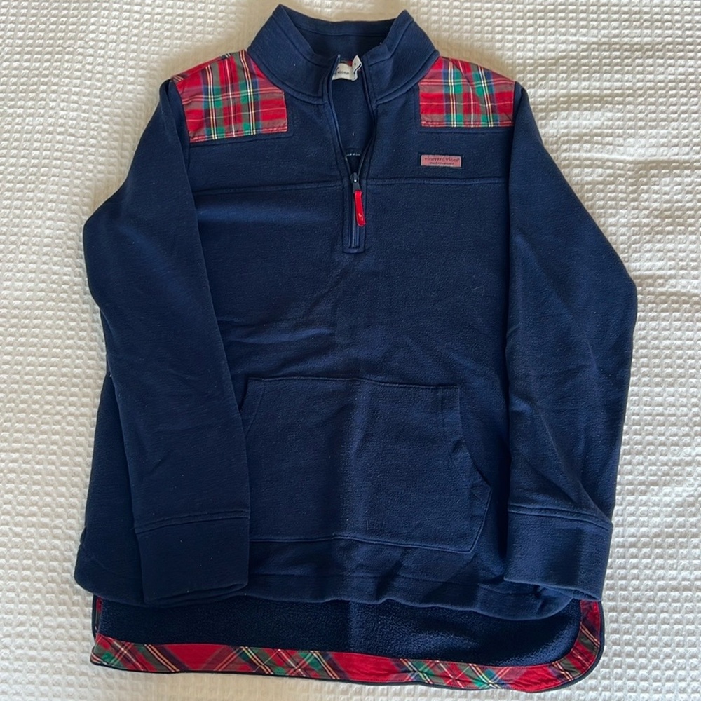 Vineyard Vines Women's Classic Jolly Plaid Shep Shirt Deep Bay
